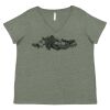 Curvy Collection Women's Fine Jersey V-Neck Tee Thumbnail