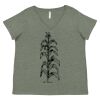 Curvy Collection Women's Fine Jersey V-Neck Tee Thumbnail