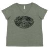 Curvy Collection Women's Fine Jersey V-Neck Tee Thumbnail