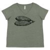 Curvy Collection Women's Fine Jersey V-Neck Tee Thumbnail