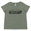 Curvy Collection Women's Fine Jersey V-Neck Tee Thumbnail