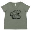 Curvy Collection Women's Fine Jersey V-Neck Tee Thumbnail