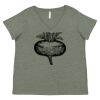 Curvy Collection Women's Fine Jersey V-Neck Tee Thumbnail