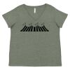 Curvy Collection Women's Fine Jersey V-Neck Tee Thumbnail