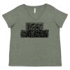 Curvy Collection Women's Fine Jersey V-Neck Tee Thumbnail