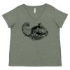 Curvy Collection Women's Fine Jersey V-Neck Tee Thumbnail