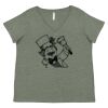 Curvy Collection Women's Fine Jersey V-Neck Tee Thumbnail