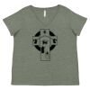 Curvy Collection Women's Fine Jersey V-Neck Tee Thumbnail