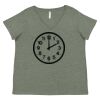 Curvy Collection Women's Fine Jersey V-Neck Tee Thumbnail