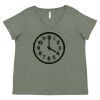 Curvy Collection Women's Fine Jersey V-Neck Tee Thumbnail