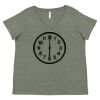 Curvy Collection Women's Fine Jersey V-Neck Tee Thumbnail