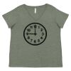 Curvy Collection Women's Fine Jersey V-Neck Tee Thumbnail