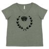 Curvy Collection Women's Fine Jersey V-Neck Tee Thumbnail