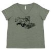 Curvy Collection Women's Fine Jersey V-Neck Tee Thumbnail