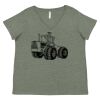 Curvy Collection Women's Fine Jersey V-Neck Tee Thumbnail