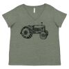 Curvy Collection Women's Fine Jersey V-Neck Tee Thumbnail