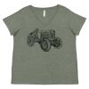 Curvy Collection Women's Fine Jersey V-Neck Tee Thumbnail