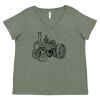 Curvy Collection Women's Fine Jersey V-Neck Tee Thumbnail