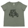 Curvy Collection Women's Fine Jersey V-Neck Tee Thumbnail