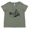 Curvy Collection Women's Fine Jersey V-Neck Tee Thumbnail