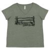 Curvy Collection Women's Fine Jersey V-Neck Tee Thumbnail