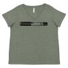Curvy Collection Women's Fine Jersey V-Neck Tee Thumbnail