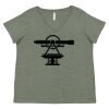Curvy Collection Women's Fine Jersey V-Neck Tee Thumbnail