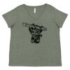Curvy Collection Women's Fine Jersey V-Neck Tee Thumbnail