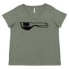 Curvy Collection Women's Fine Jersey V-Neck Tee Thumbnail