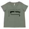 Curvy Collection Women's Fine Jersey V-Neck Tee Thumbnail