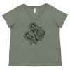Curvy Collection Women's Fine Jersey V-Neck Tee Thumbnail