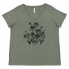 Curvy Collection Women's Fine Jersey V-Neck Tee Thumbnail