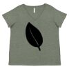 Curvy Collection Women's Fine Jersey V-Neck Tee Thumbnail