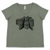 Curvy Collection Women's Fine Jersey V-Neck Tee Thumbnail