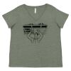 Curvy Collection Women's Fine Jersey V-Neck Tee Thumbnail