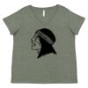 Curvy Collection Women's Fine Jersey V-Neck Tee Thumbnail
