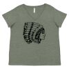 Curvy Collection Women's Fine Jersey V-Neck Tee Thumbnail