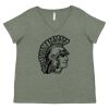 Curvy Collection Women's Fine Jersey V-Neck Tee Thumbnail