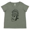 Curvy Collection Women's Fine Jersey V-Neck Tee Thumbnail