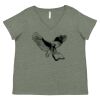 Curvy Collection Women's Fine Jersey V-Neck Tee Thumbnail