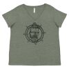 Curvy Collection Women's Fine Jersey V-Neck Tee Thumbnail