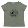 Curvy Collection Women's Fine Jersey V-Neck Tee Thumbnail