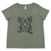 Curvy Collection Women's Fine Jersey V-Neck Tee Thumbnail