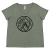 Curvy Collection Women's Fine Jersey V-Neck Tee Thumbnail