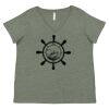 Curvy Collection Women's Fine Jersey V-Neck Tee Thumbnail