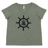 Curvy Collection Women's Fine Jersey V-Neck Tee Thumbnail