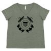 Curvy Collection Women's Fine Jersey V-Neck Tee Thumbnail