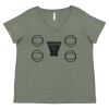Curvy Collection Women's Fine Jersey V-Neck Tee Thumbnail