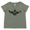 Curvy Collection Women's Fine Jersey V-Neck Tee Thumbnail