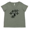 Curvy Collection Women's Fine Jersey V-Neck Tee Thumbnail